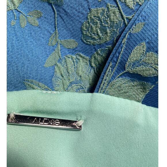 Alexis Floral Blue Max Dress Size M - Picture 5 of 5
